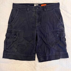 St. John's Bay Dark Gray Cargo Hiking Shorts Size 35